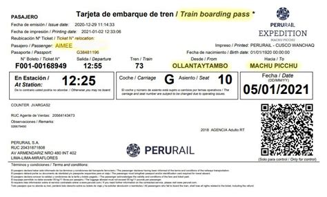 machu picchu train tickets